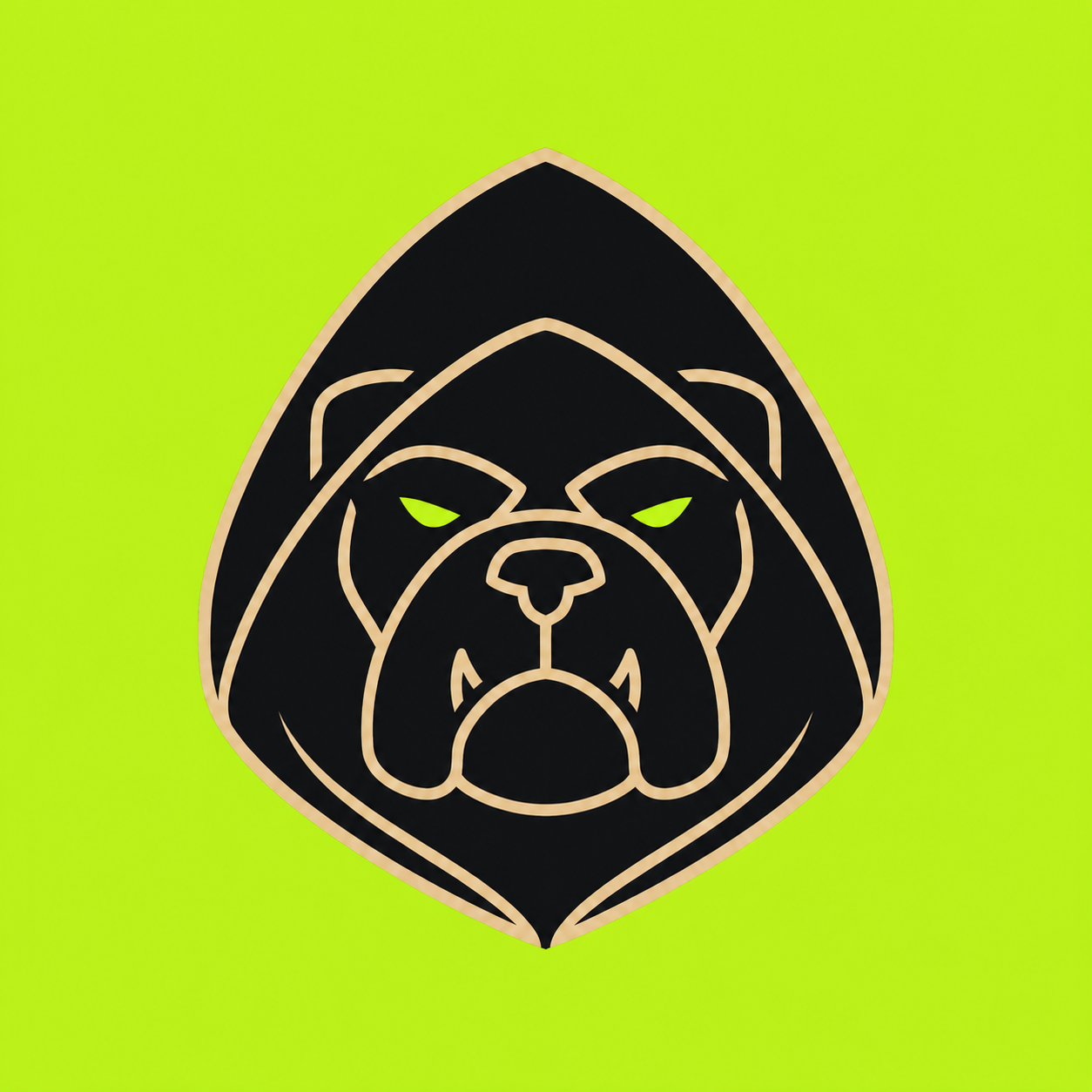 Hoodie Dog mascot
